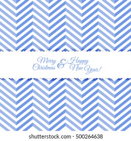 Vector cute hand drawing Christmas and New year stripes pattern background card template
