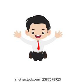 vector cute job poses pose