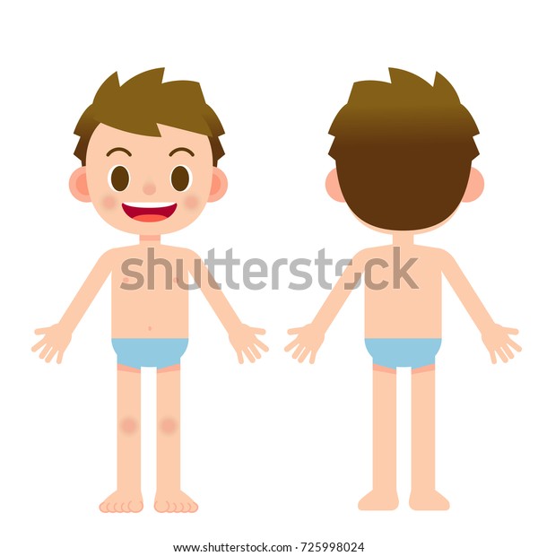 Vector Cute Kid Girl Character Showing Stock Vector (Royalty Free ...