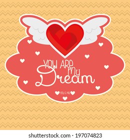 Vector Cute Love Or Saint Valentine Card Template Editable