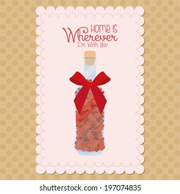 Vector Cute Love Or Saint Valentine Card Template Editable
