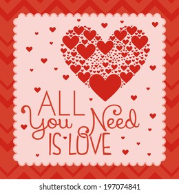 Vector Cute Love Or Saint Valentine Card Template Editable