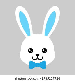 Vector Cute Male Rabit Illustration