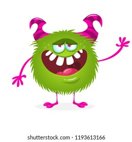 Vector cute monster mascot illustration for Halloween
