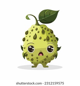 vector cute noni cartoon style