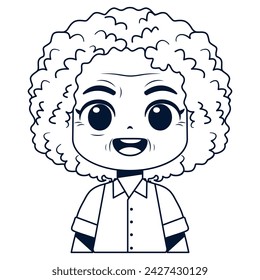 Vector Cute Old Woman Avatar Grandmother Character Illustration Isolated