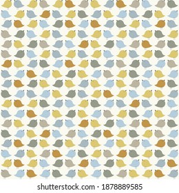 Vector cute pattern with Easter chickens.