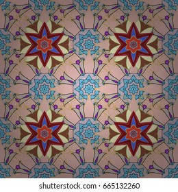 Vector cute pattern in small flower. The elegant the template for fashion prints. Motley illustration. Small colorful flowers. Spring floral background with flowers.