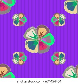 Vector cute pattern in small flower. Spring floral background. Motley illustration. The elegant the template for fashion prints. Small colorful flowers.