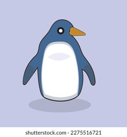 vector cute penguin cartoon character