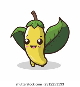 estilo de dibujos animados de plántulas lindas vectoriales