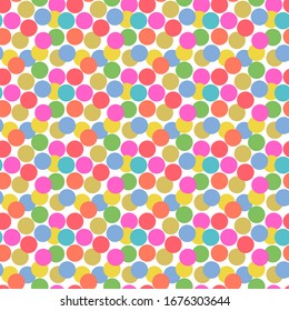 Polka vectorial lindo salpicado sin fisuras fondo de patrón