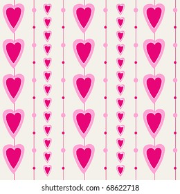 Vector cute romantic Valentine's Day background