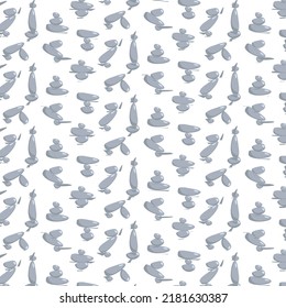Vector cute rujum gray stones pattern