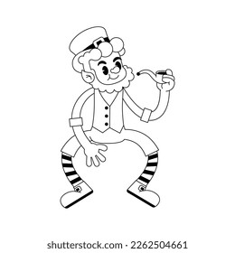 Vector Cute Saint Patrick Character Cartoon Isolated
