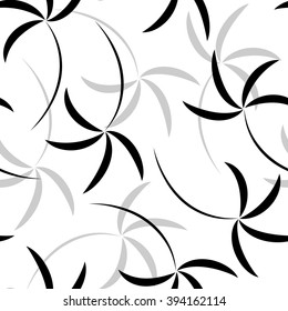 Vector cute seamless pattern of bamboo leaves.