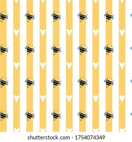 Vector cute seamless pattern for print, textile, paper wrapping
