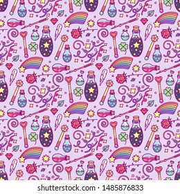 vector Cute simple seamless pattern. cartoon background