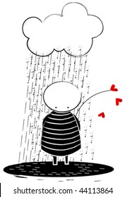 Vector Cute Valentine's Day Illustration