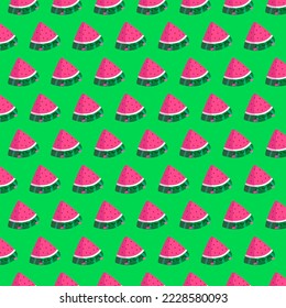 vector cute watermelon background concept