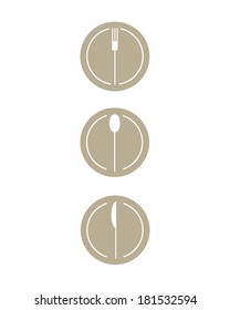 Vector Cutlery Icon Set