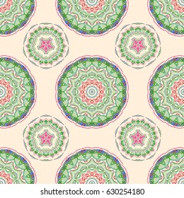 Vector cutout paper lace texture, blue, pink and green tulle, swirly seamless pattern.