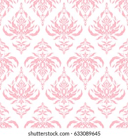 Vector cutout paper lace texture, neutral tulle on a white background, swirly seamless pattern.