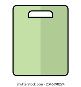 Vector Cutting Board Filled Outline Icon Design
