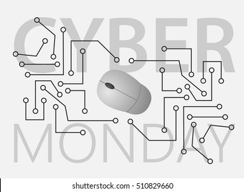 Vector Cyber Monday holiday