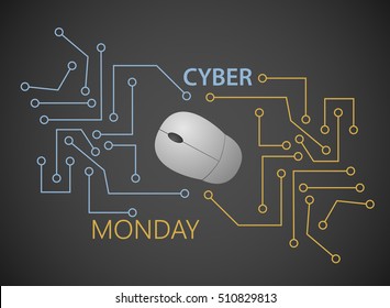Vector Cyber Monday holiday