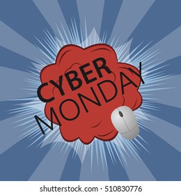 Vector Cyber Monday holiday