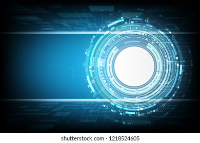 Vector cyber security communication concept with the circuit board for the technology background
