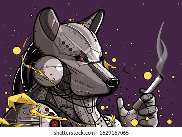 Galaxy Wolf Hd Stock Images Shutterstock