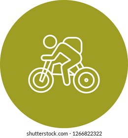 Vector cycling icon