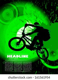 Vector of cyclist 
