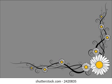 Vector daisy frame