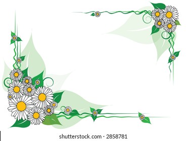 Vector daisy frame