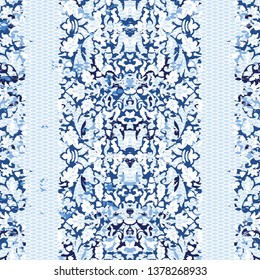 Vector damask, ethnic ,ikat floral and lace background mixed  pattern on striped  Traditional pattern on the fabric design 