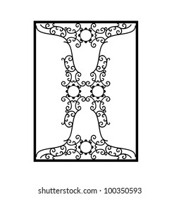 Vector Damask Ornament