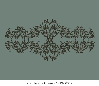 Vector damask pattern 