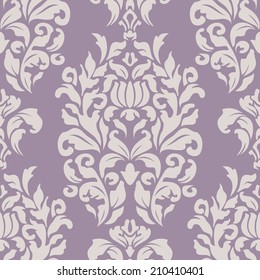Vector damask pattern