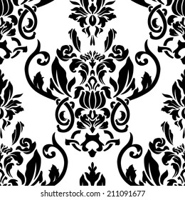 Vector damask pattern