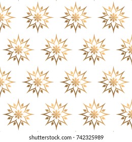 Vector damask pattern background. Classical luxury old fashioned damask ornament