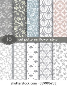 Vector damask pattern background, swatches included for illustrator user, for your convenient use.