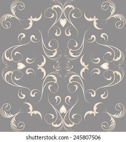  Vector damask pattern. Classic background