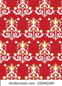 vector damask pattern. Classic background