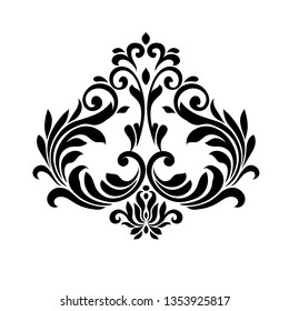 Vector damask patterns for greeting cards and wedding invitations. 
