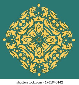 Vector damask patterns for greeting cards and wedding invitations.