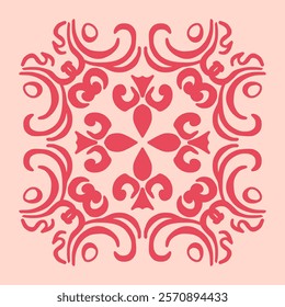 Vector damask seamless background. Classical luxury old fashioned damask ornament, victorian seamless texture for wallpapers, textile, wrapping. Exquisite floral baroque template.