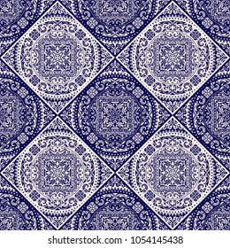 Vector damask seamless pattern